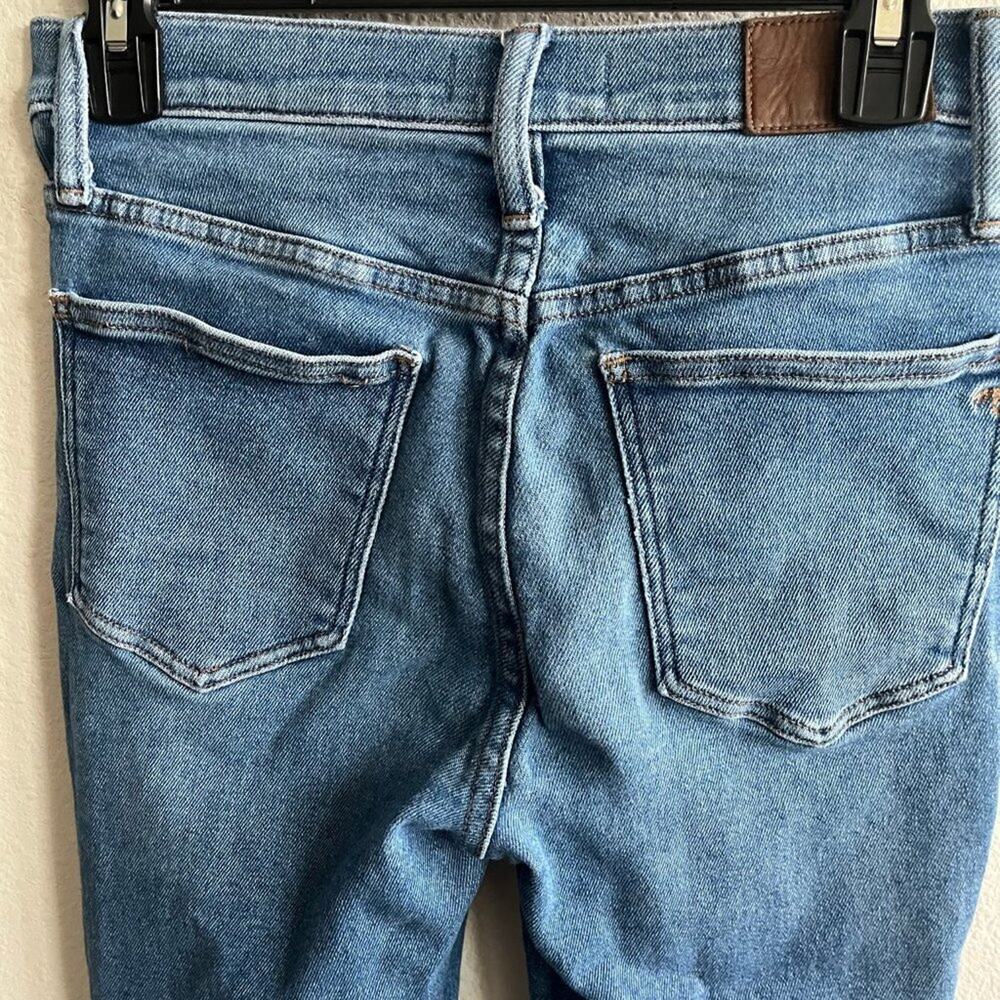 Madewell Women's 9" Mid-rise Light Wash Skinny Jeans Size 27 Style MB331 - Picture 9 of 14
